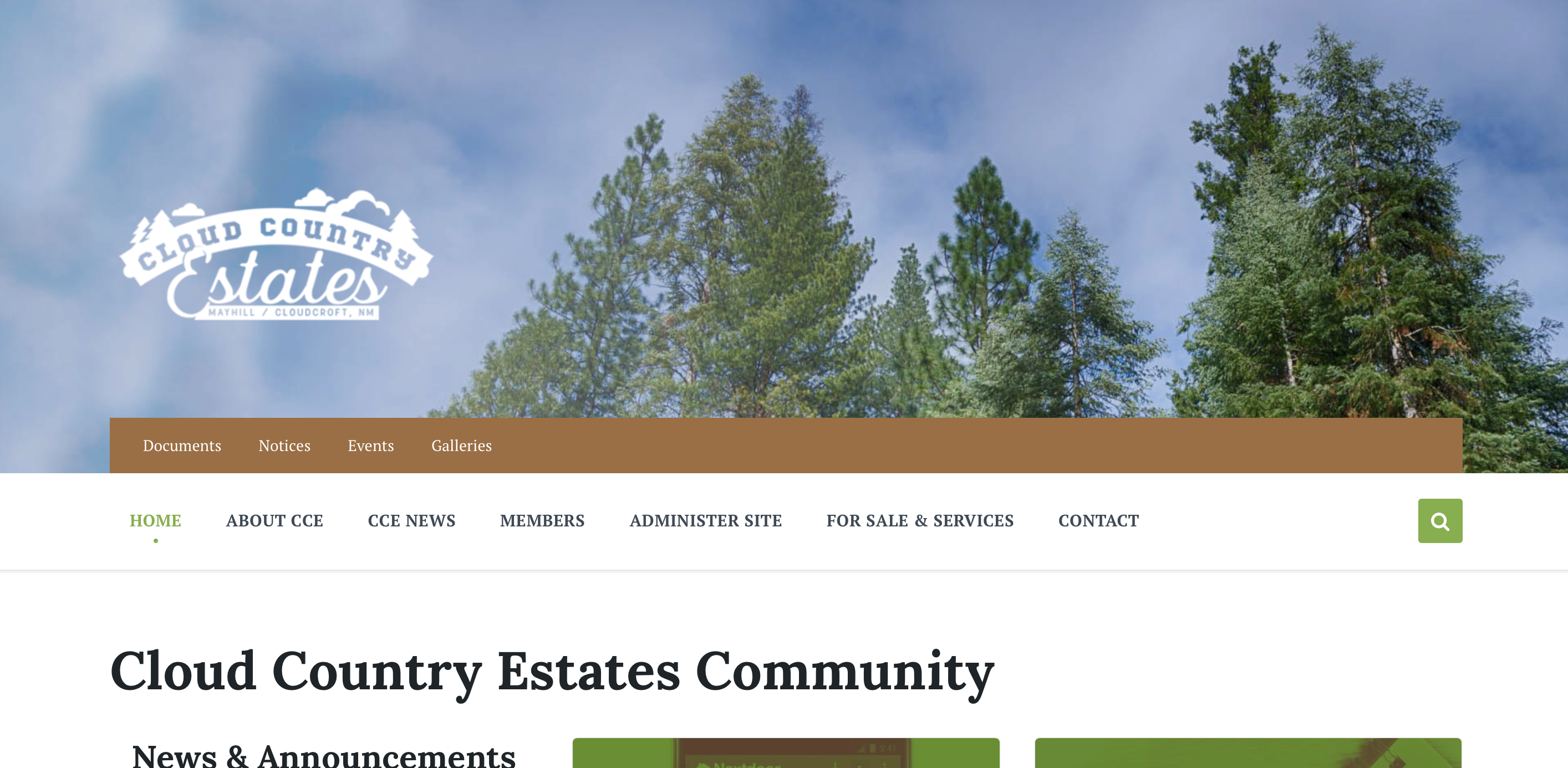to the new Cloud Country Estates website Cloud Country Estates